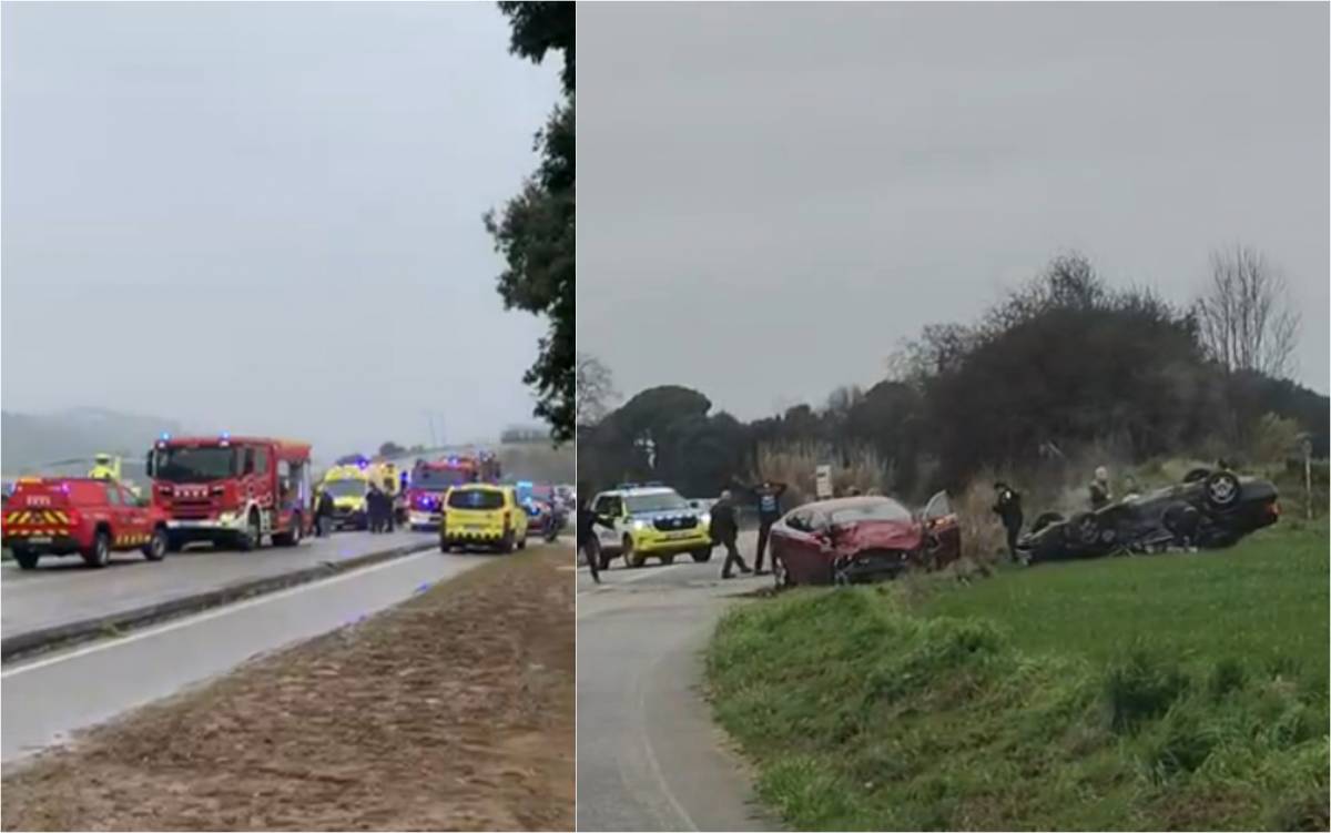 Un mort i dos ferits en un accident a Palautordera
