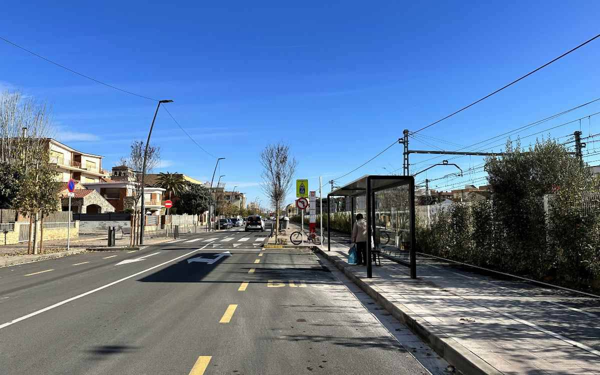 Tall total de trànsit al passeig Miramar de Torredembarra