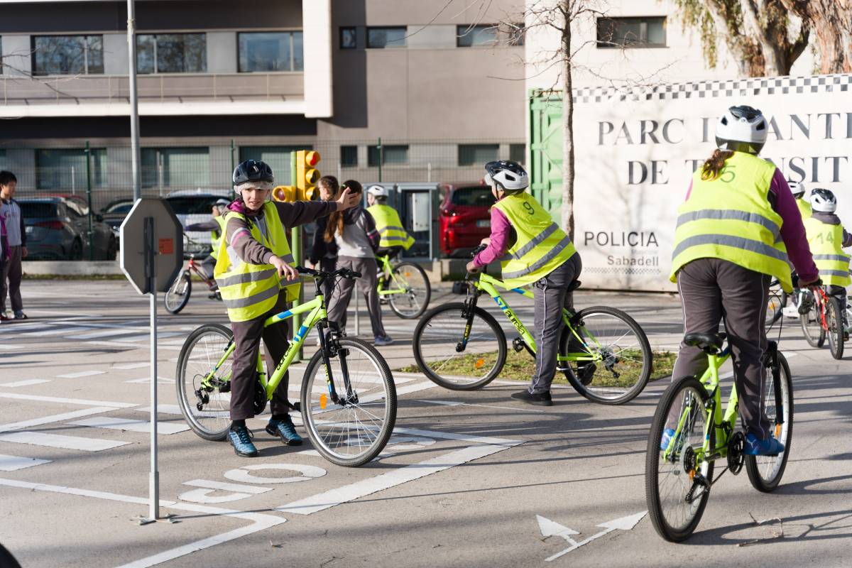 VÍDEO | El circuit d'educació viària on s'ensenya als infants de Sabadell les normes de circulació