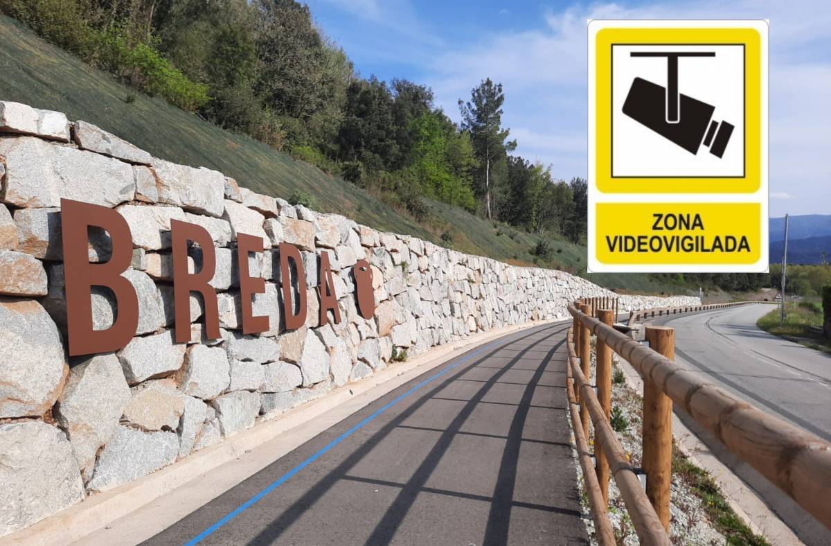 Breda instal·la càmeres de vigilància les entrades del poble