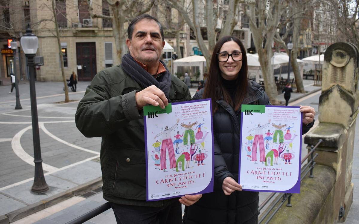 El món del circ omplirà de color el Carnestoltes Infantil de Manresa 2026