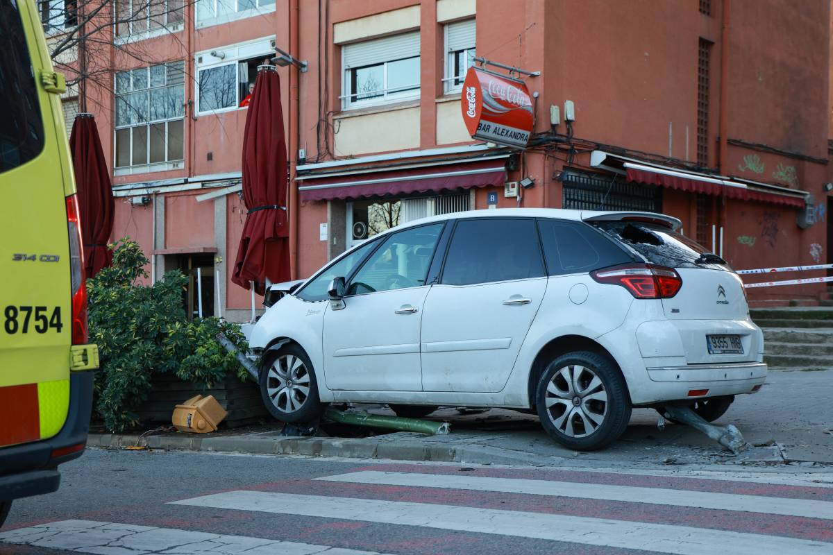 Accident de trànsit a la Via Alexandra