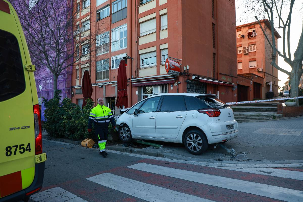 Accident de trànsit a la Via Alexandra