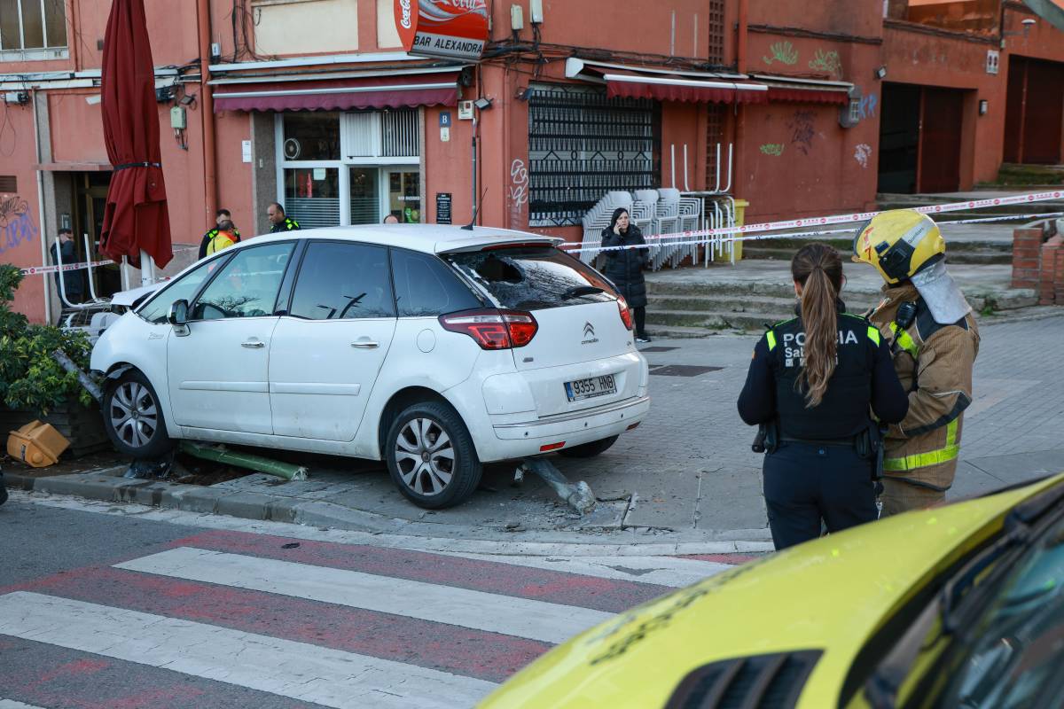 Accident de trànsit a la Via Alexandra