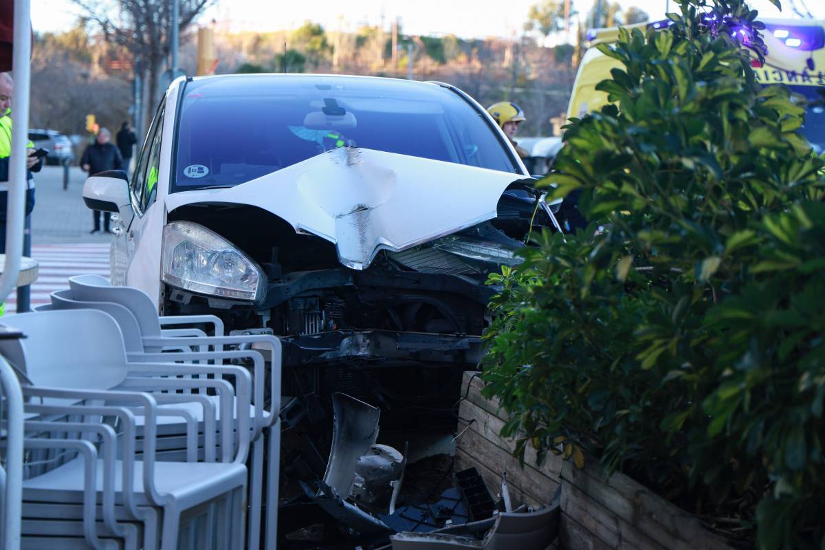 Accident de trànsit a la Via Alexandra
