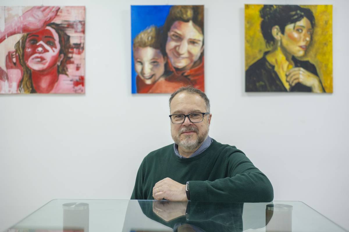 Aquest pintor de Terrassa és la setena generació d'artistes