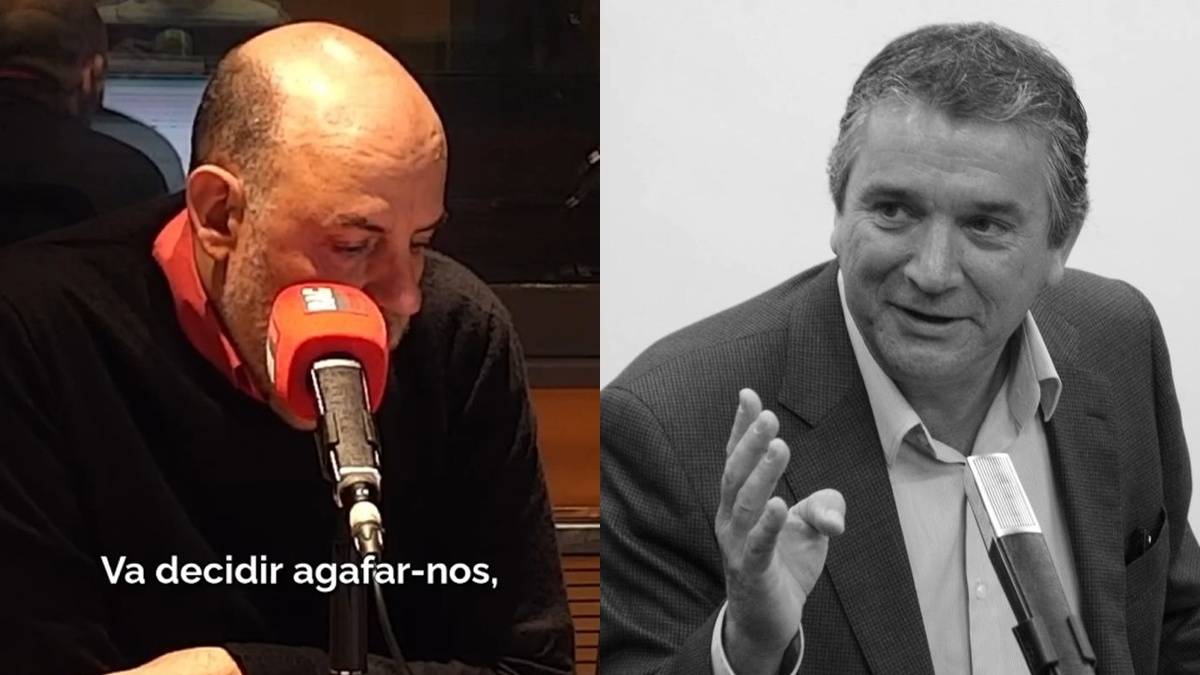 L'emotiu davantal de Jordi Basté en record d'Eugeni Sallent: «Allà on vagis, emporta’t el transistor»