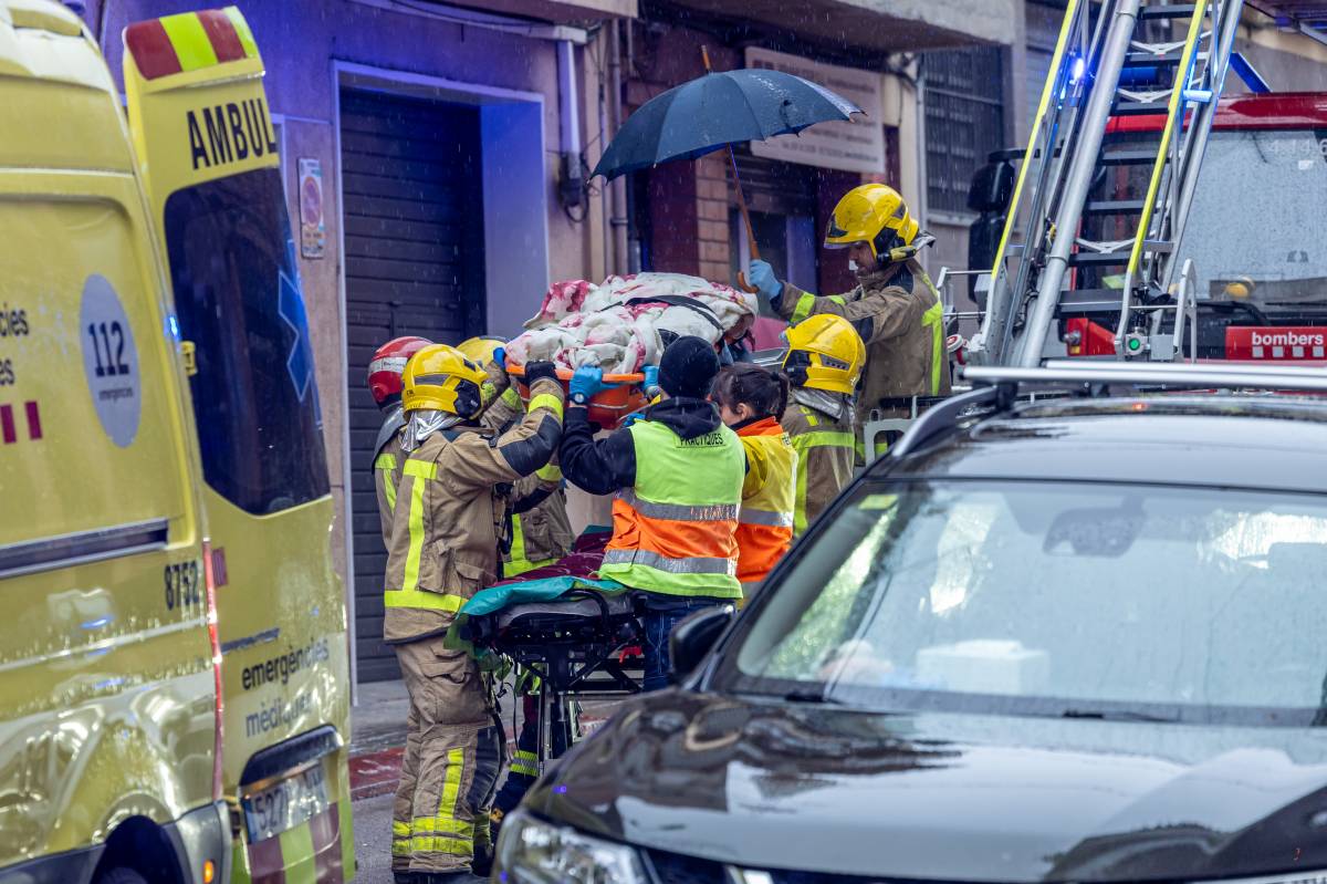 Intervenció conjunta de Bombers i SEM