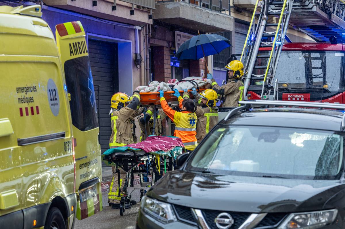 Intervenció conjunta de Bombers i SEM