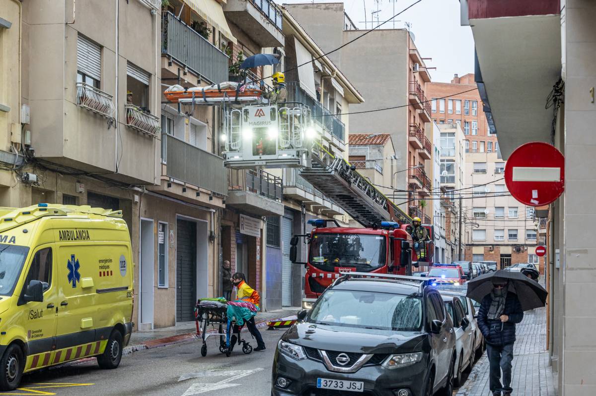 Intervenció conjunta de Bombers i SEM