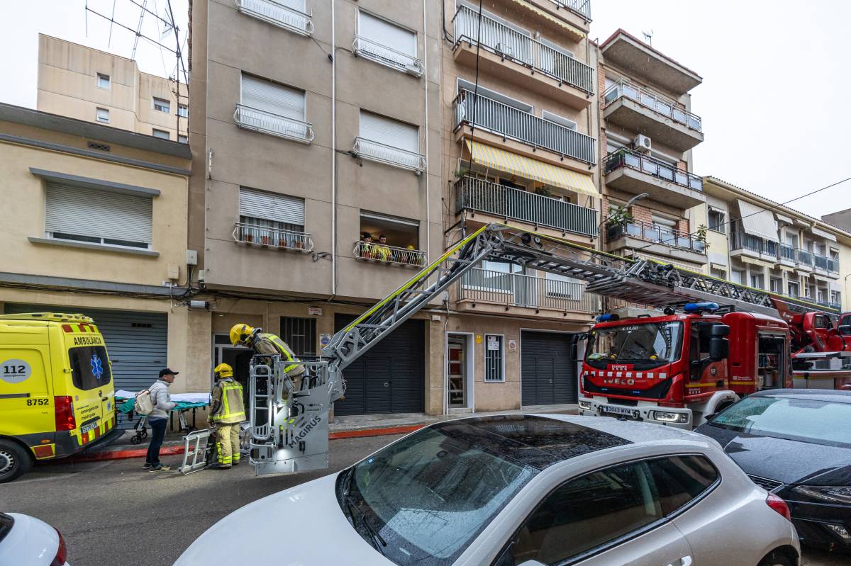 Intervenció conjunta de Bombers i SEM