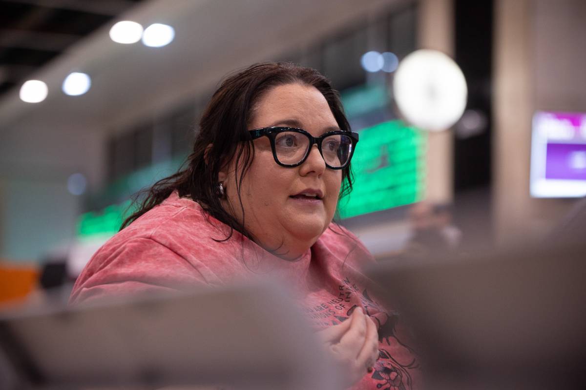 Anna Gómez és la portaveu de la plataforma Dignitat a les Vies