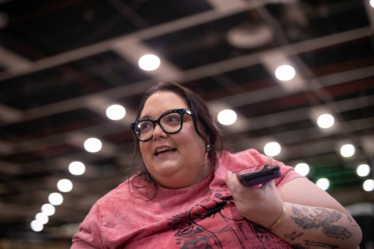 Anna Gómez és la portaveu de la plataforma Dignitat a les Vies