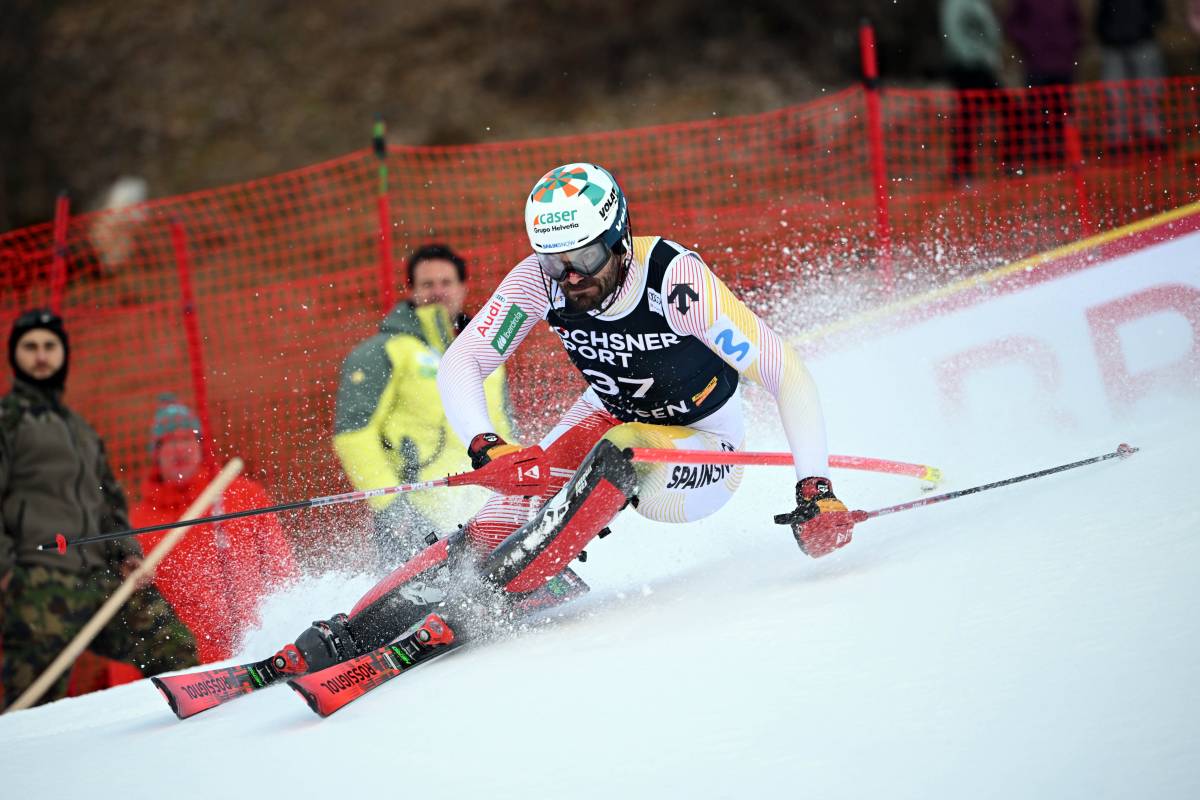 Quim Salarich, en una baixada.