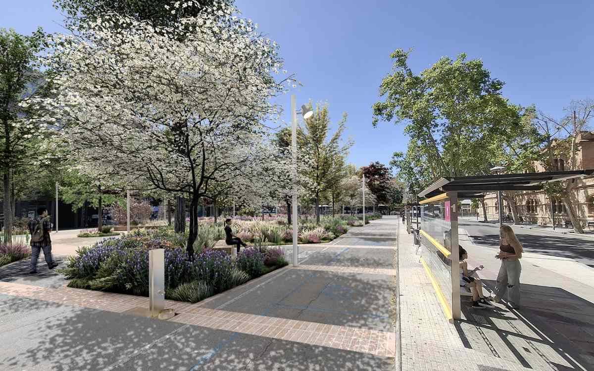 Reus licita la nova zona enjardinada davant la Biblioteca Xavier Amorós