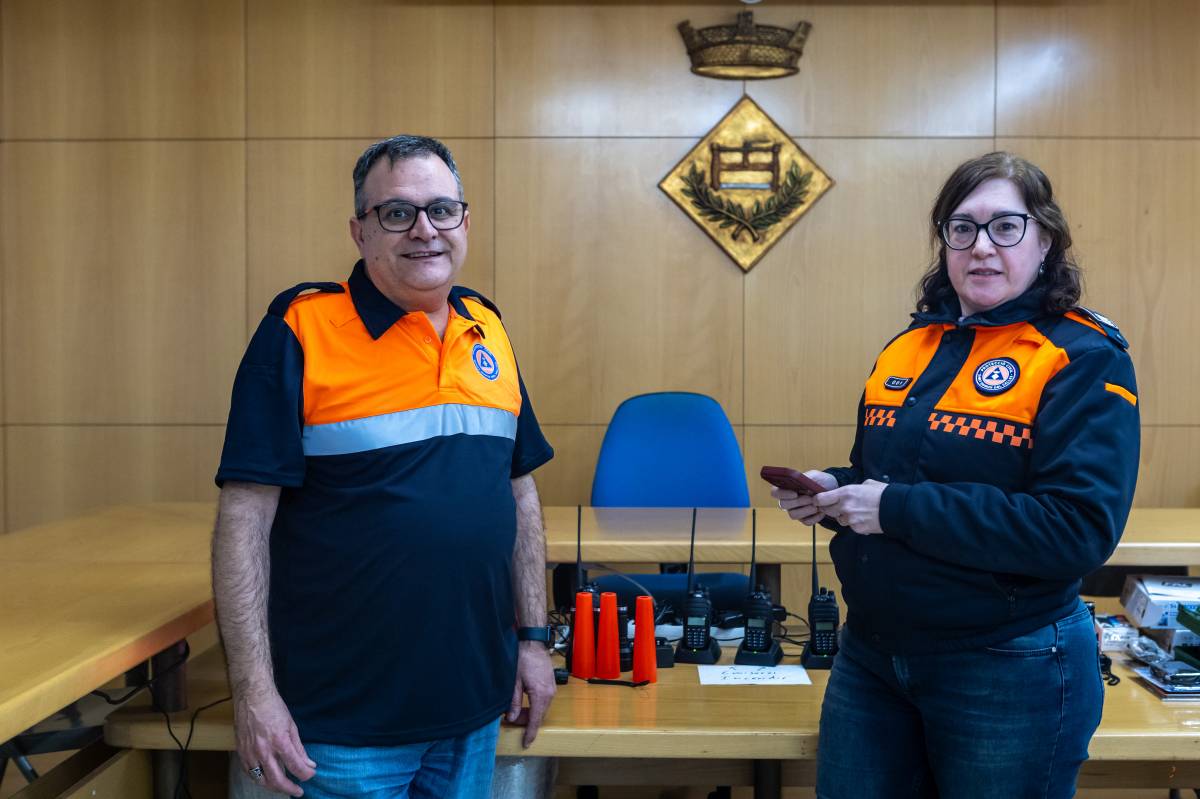 El compromís irrompible del grup de voluntaris que integren Protecció Civil a Sant Quirze