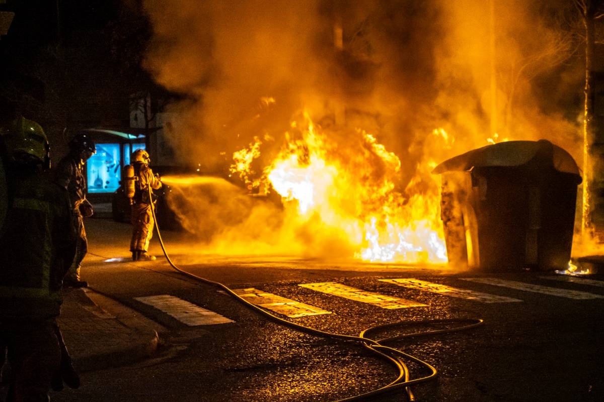 Detingut un home com a responsable de la crema de diversos contenidors a Sabadell