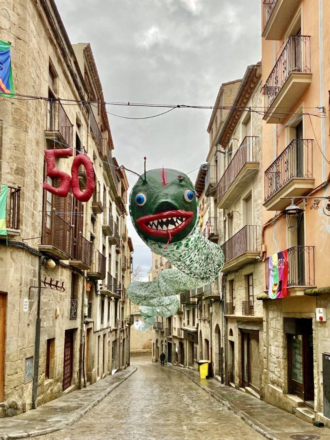 Solsona altera la recollida de residus porta a porta al centre per Carnaval