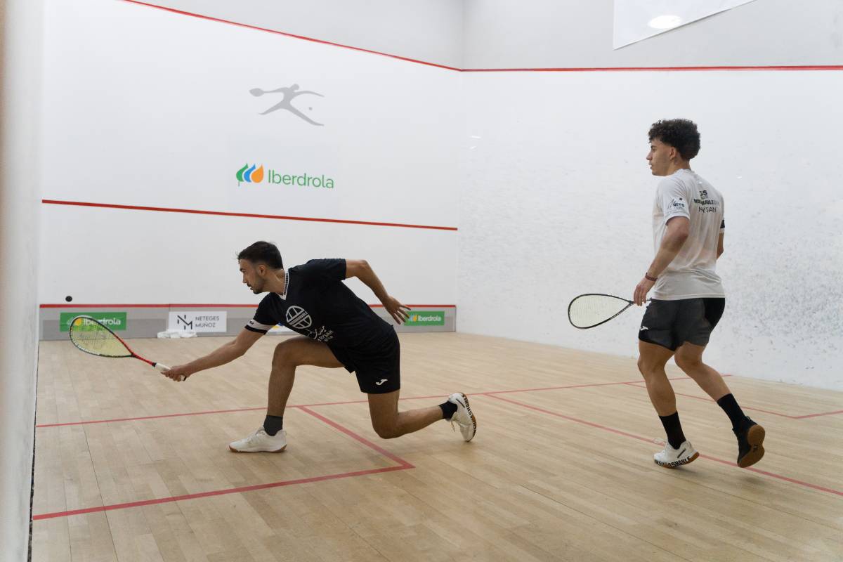 Un instant de la final entre el sabadellenc i Iván Pérez