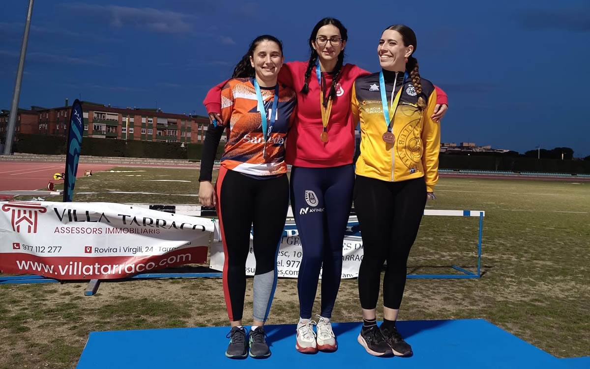 Bronzes i títol sub23 per a l'Avinent Manresa al Català de Llançaments