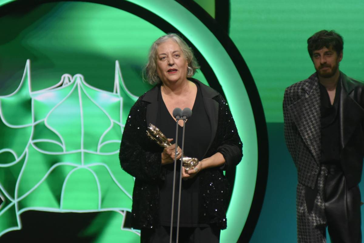 Mercè Paloma, després de guanyar el Gaudí: 