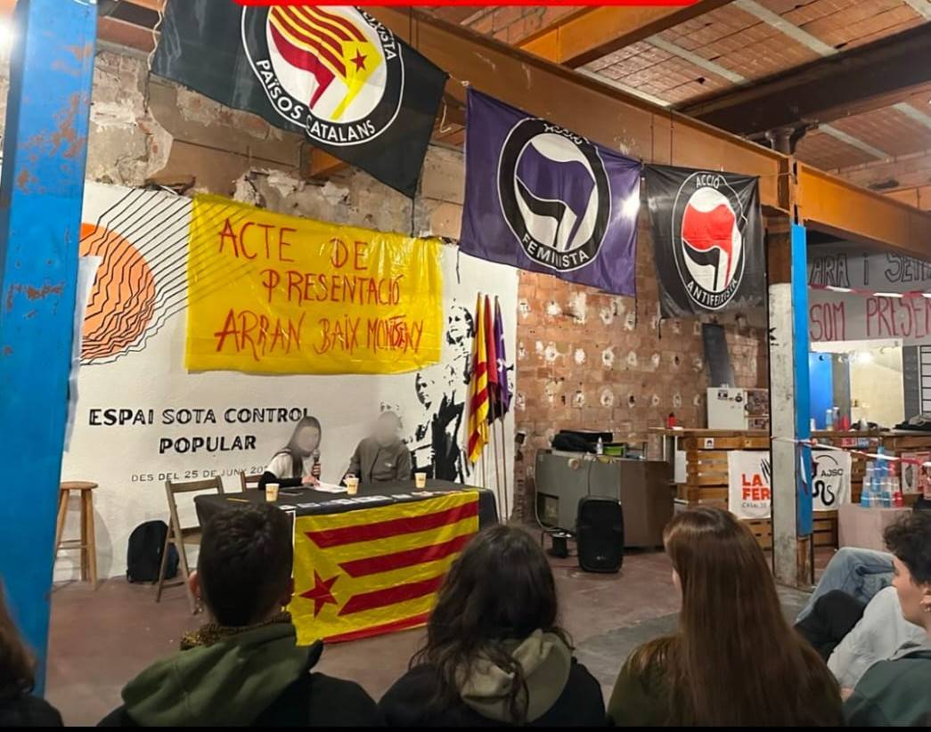 Les joventuts de la CUP recuperen el nucli al Baix Montseny