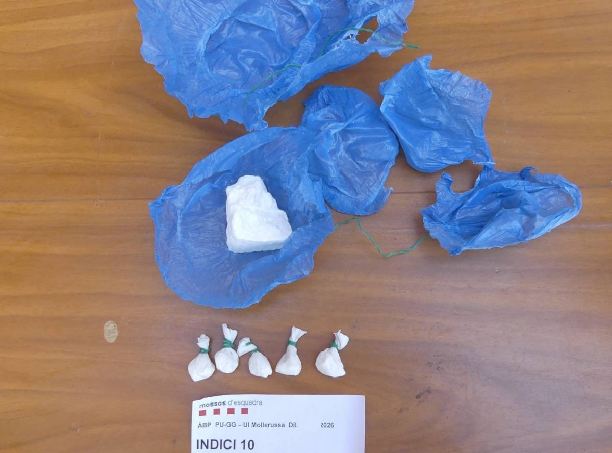 Els Mossos desmantellen el principal punt de venda de cocaïna del Pla d'Urgell