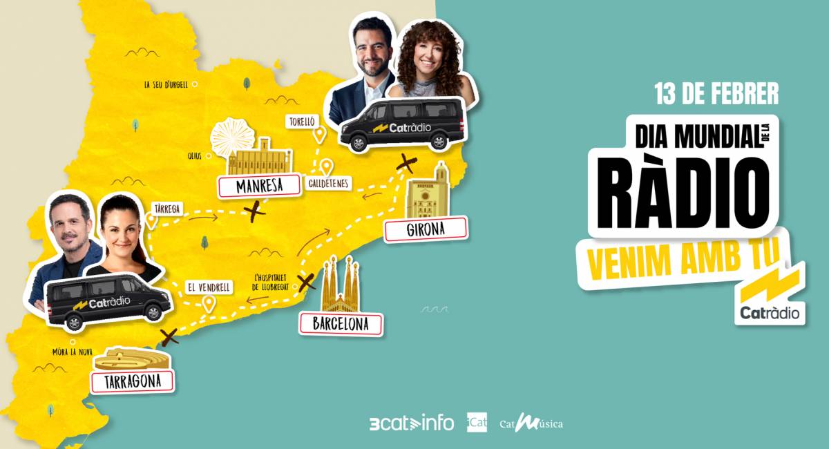 Així celebrarà Catalunya Ràdio el Dia Mundial de la Ràdio per tot el país