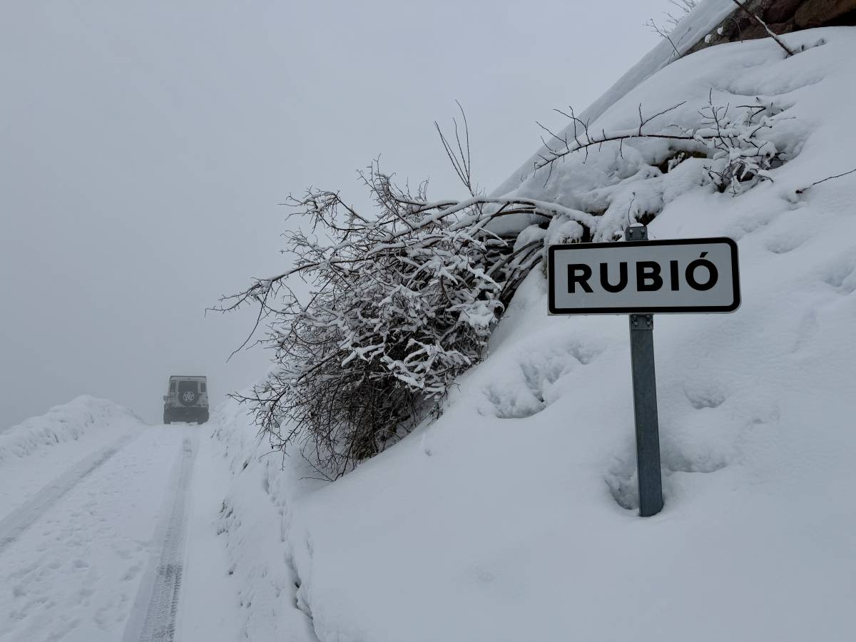 L`entrada al poble de Rubió, al Pallars Sobirà 
