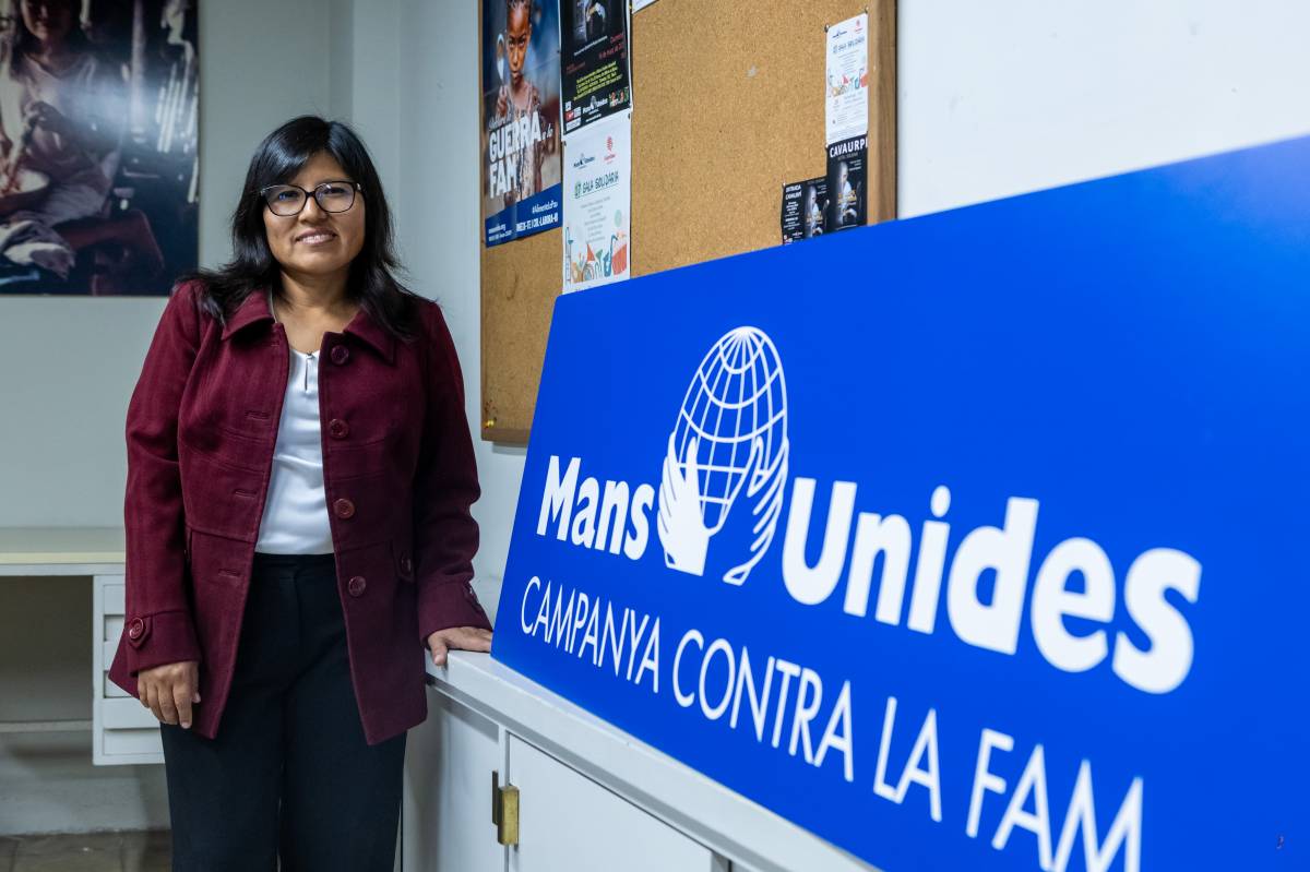 Yovana Garfias, la veu del Perú a la Campanya Mans Unides 2026