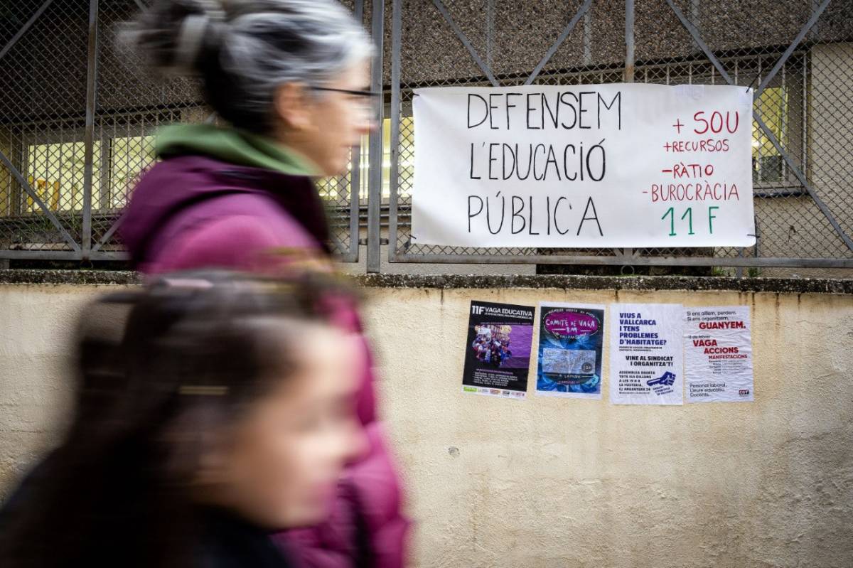 Els professors també van a la vaga: què demanen i com afecta les famílies