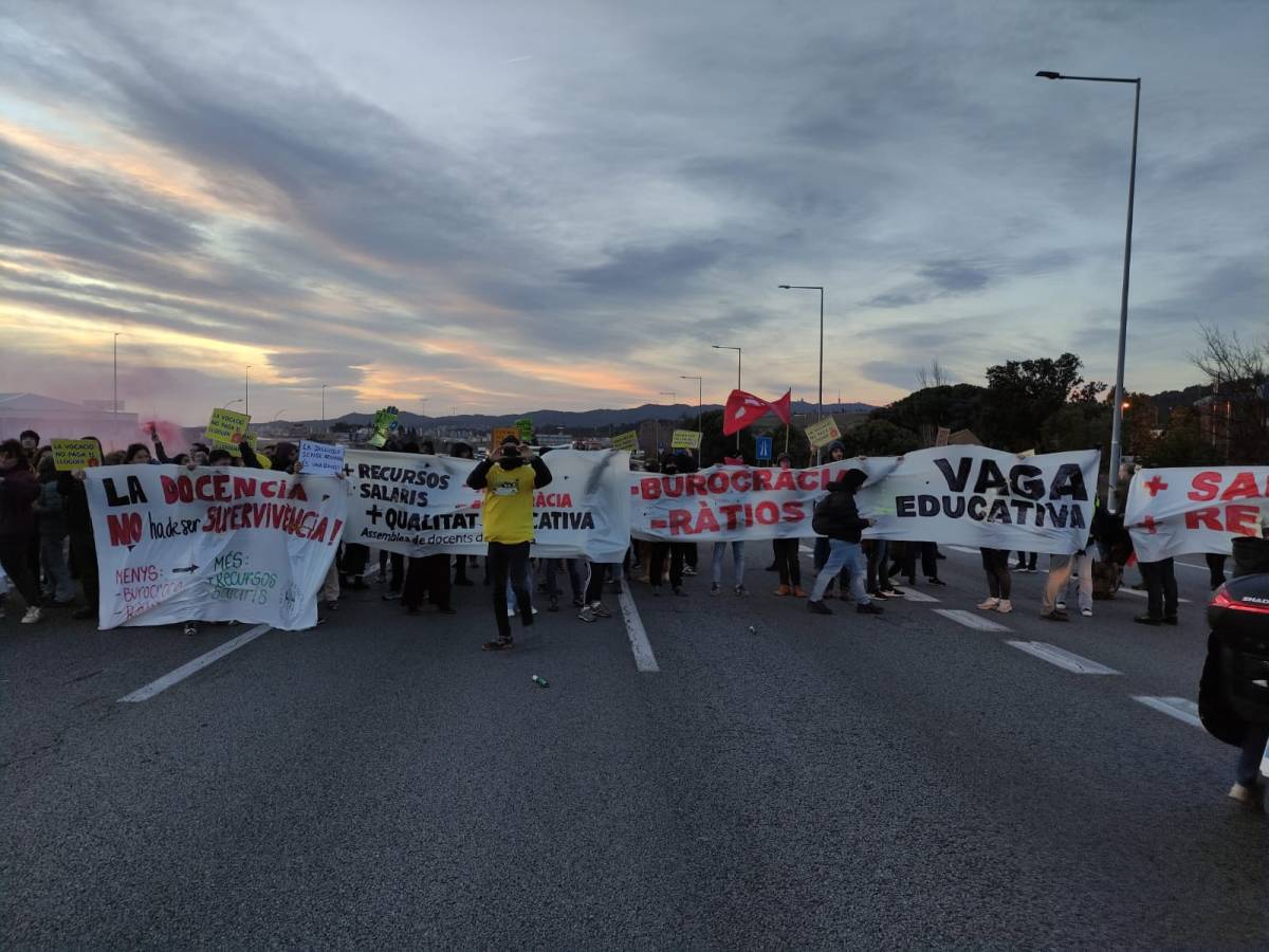 L'educació, en vaga a Sabadell: "La sensació a l'escola és frustrant. No arribem a tot"