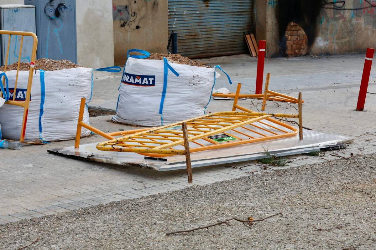 Afectacions pel vent a Sabadell