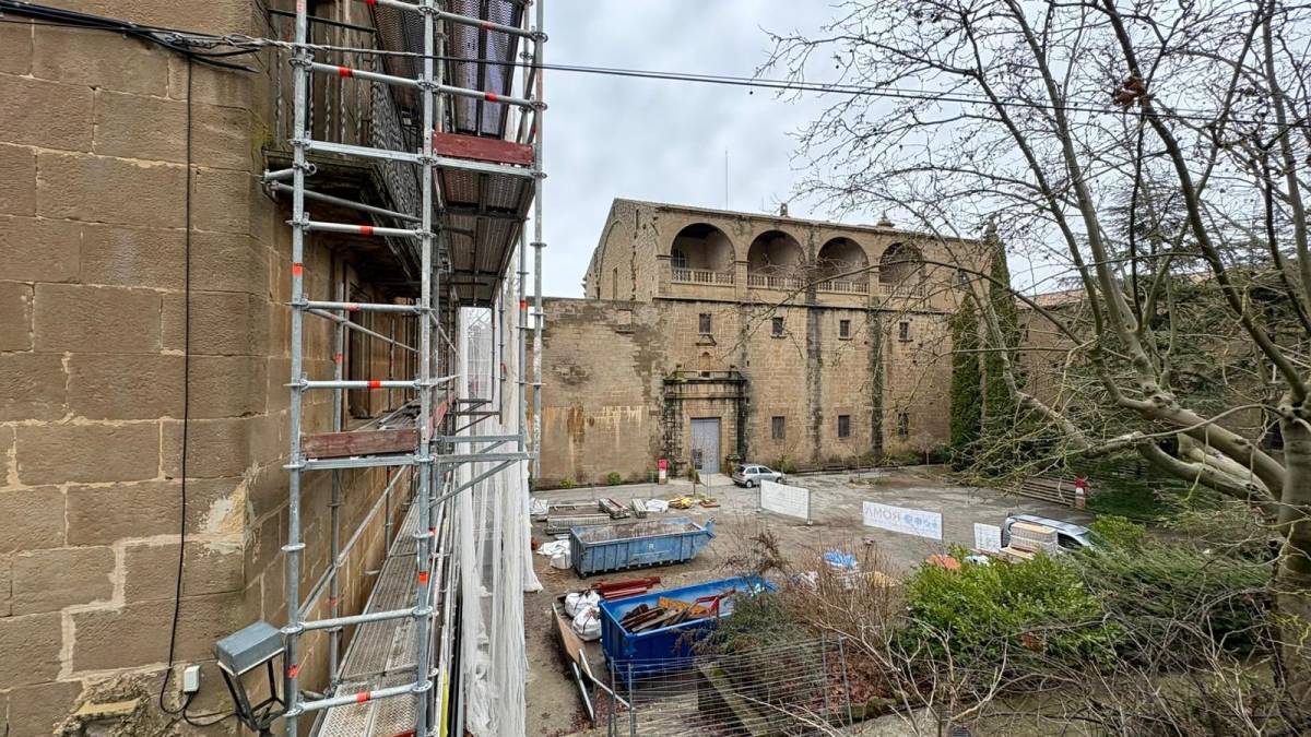 Visita d'obres a la Casa Gran del Miracle  - Diputació de Lleida 