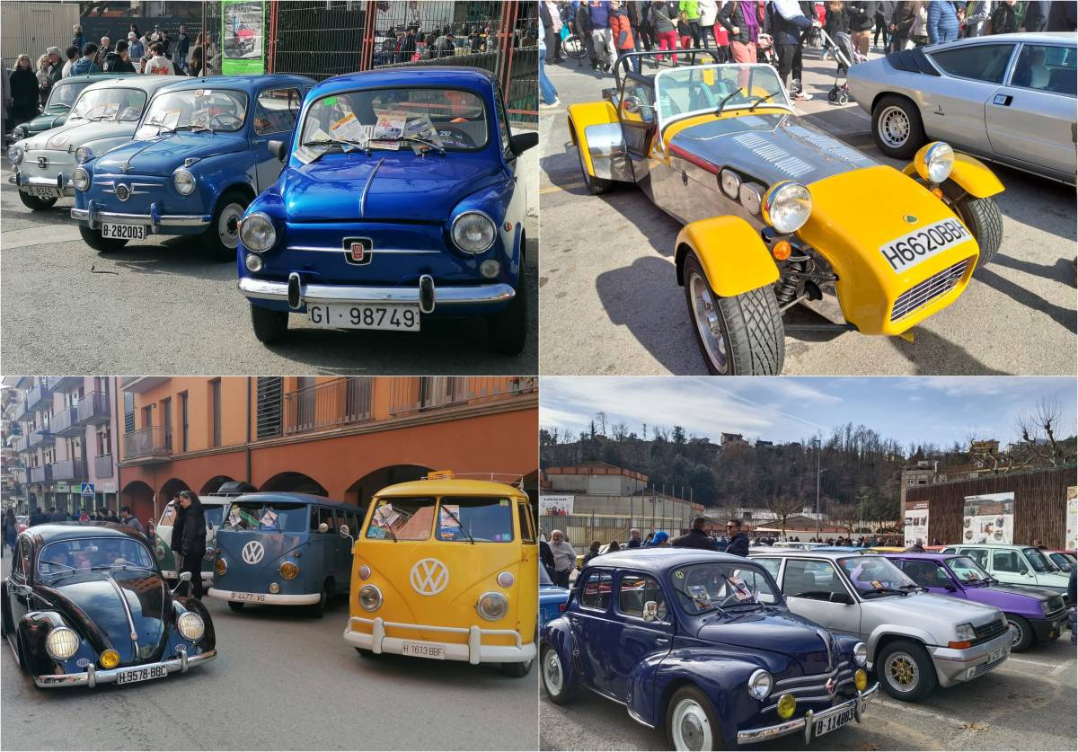 La trobada de cotxes clàssics d'Arbúcies fa 18 anys