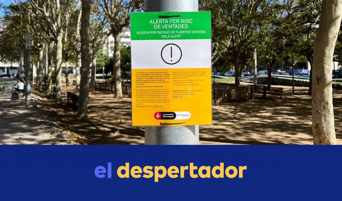 Barcelona tanca parcs i jardins per la ventada - ACN