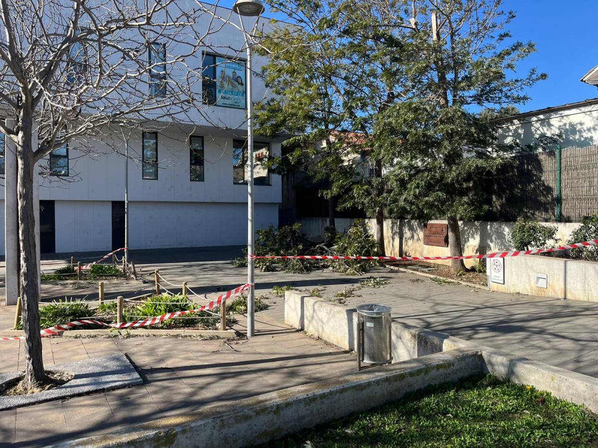 Matadepera recomana el confinament dels seus veïns pels efectes de la ventada