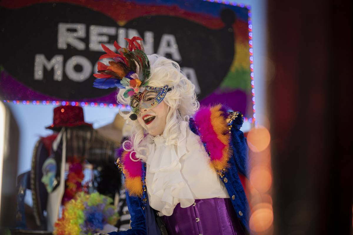 La Reina Moguda, l'ànima de la festa per Carnaval: 