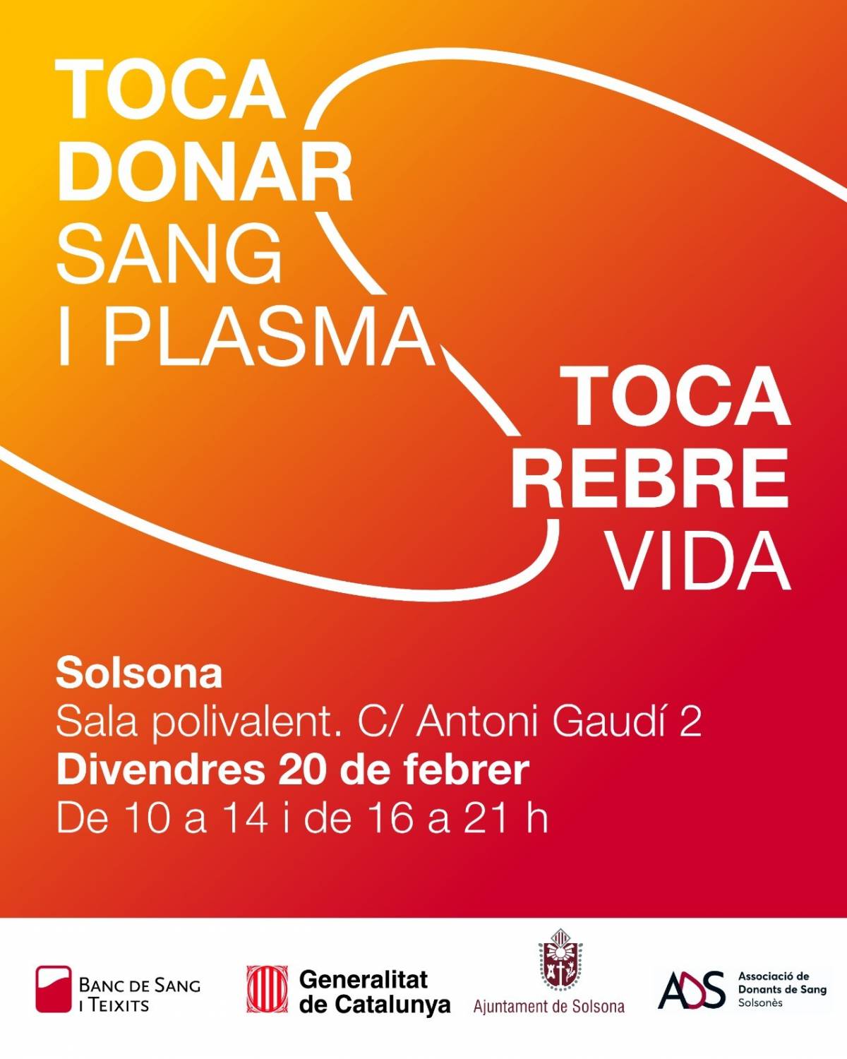 Primera campanya de donació de sang i plasma a Solsona el 2026