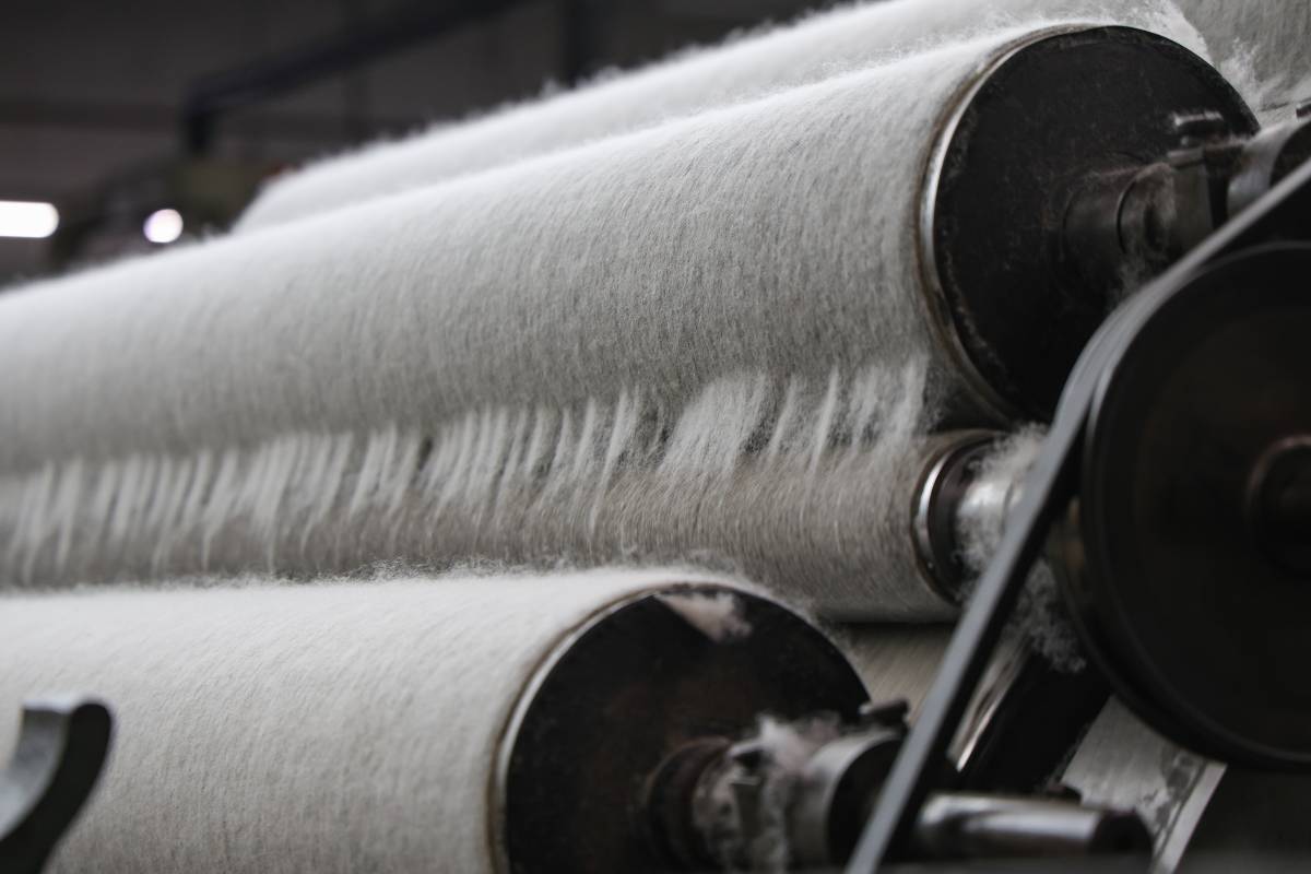 Maquinària a Filatures Rubio, a Barberà