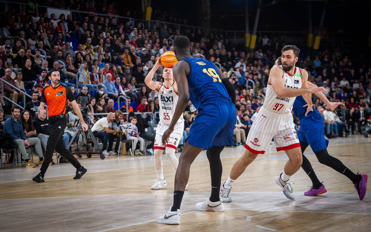 El Baxi Manresa visita el Palau abans de l'aturada