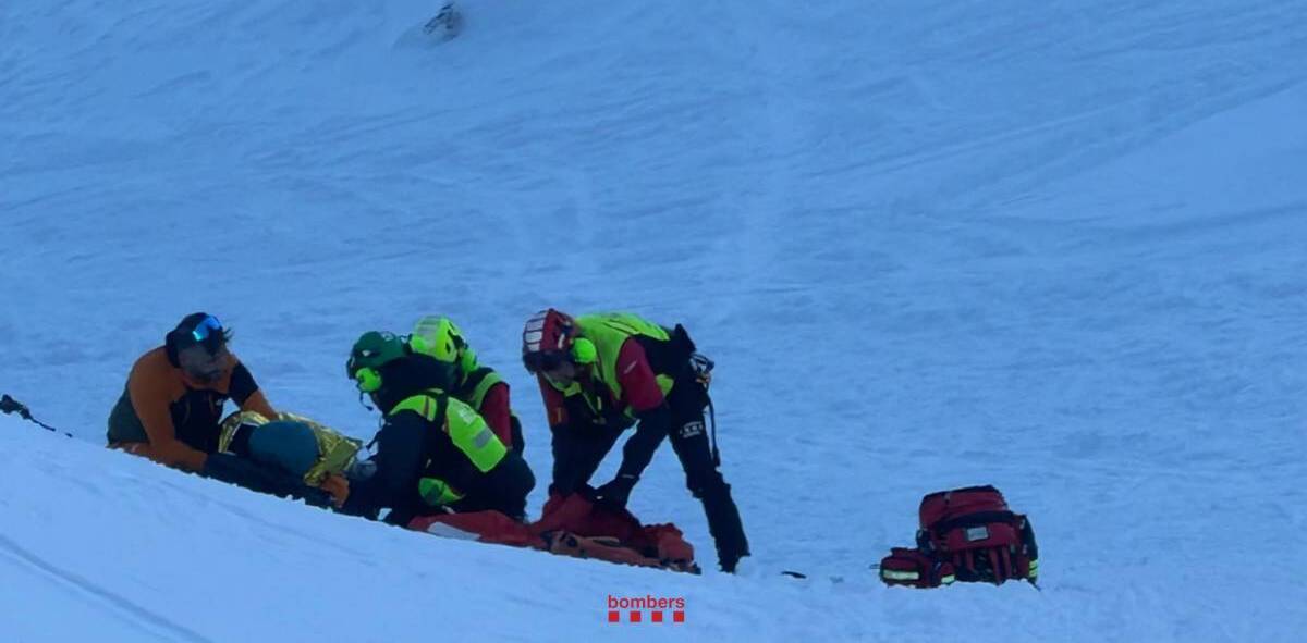 Rescaten un esquiador arrossegat per una allau al Pallars Sobirà