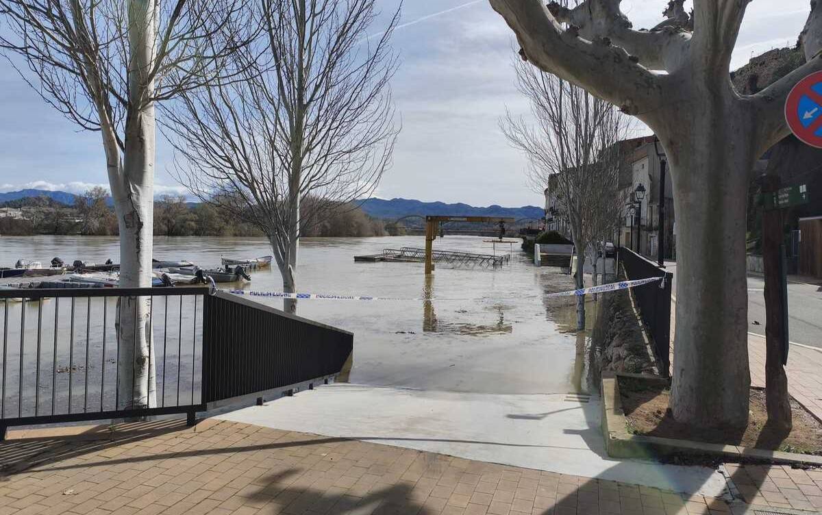 Petites inundacions a Miravet, Aldover, Móra d'Ebre i Xerta per l’augment del cabal de l’Ebre