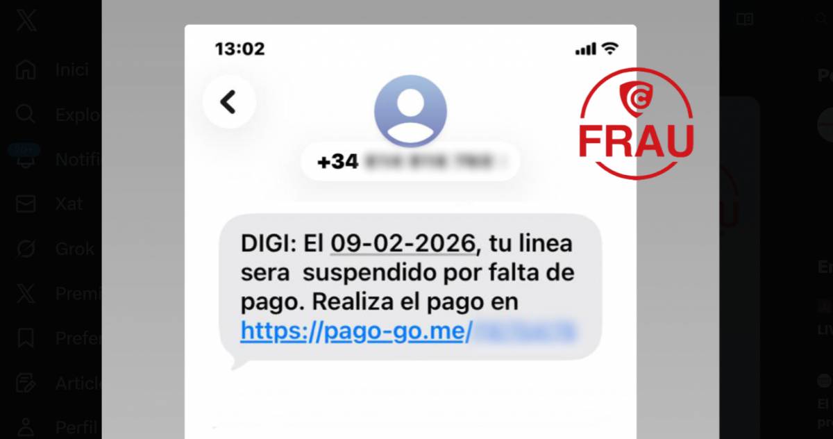 Com detectar un SMS fraudulent: els trucs de l'Agència de Ciberseguretat de Catalunya