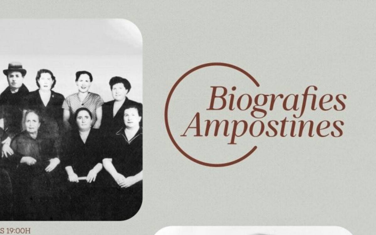 Francesc Casanovas, Santiago Montañés i la família Lafont, protagonistes de les «Biografies Ampostines»