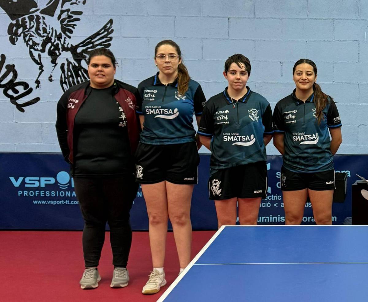 L`equip de Falcons en un dels partits de lliga