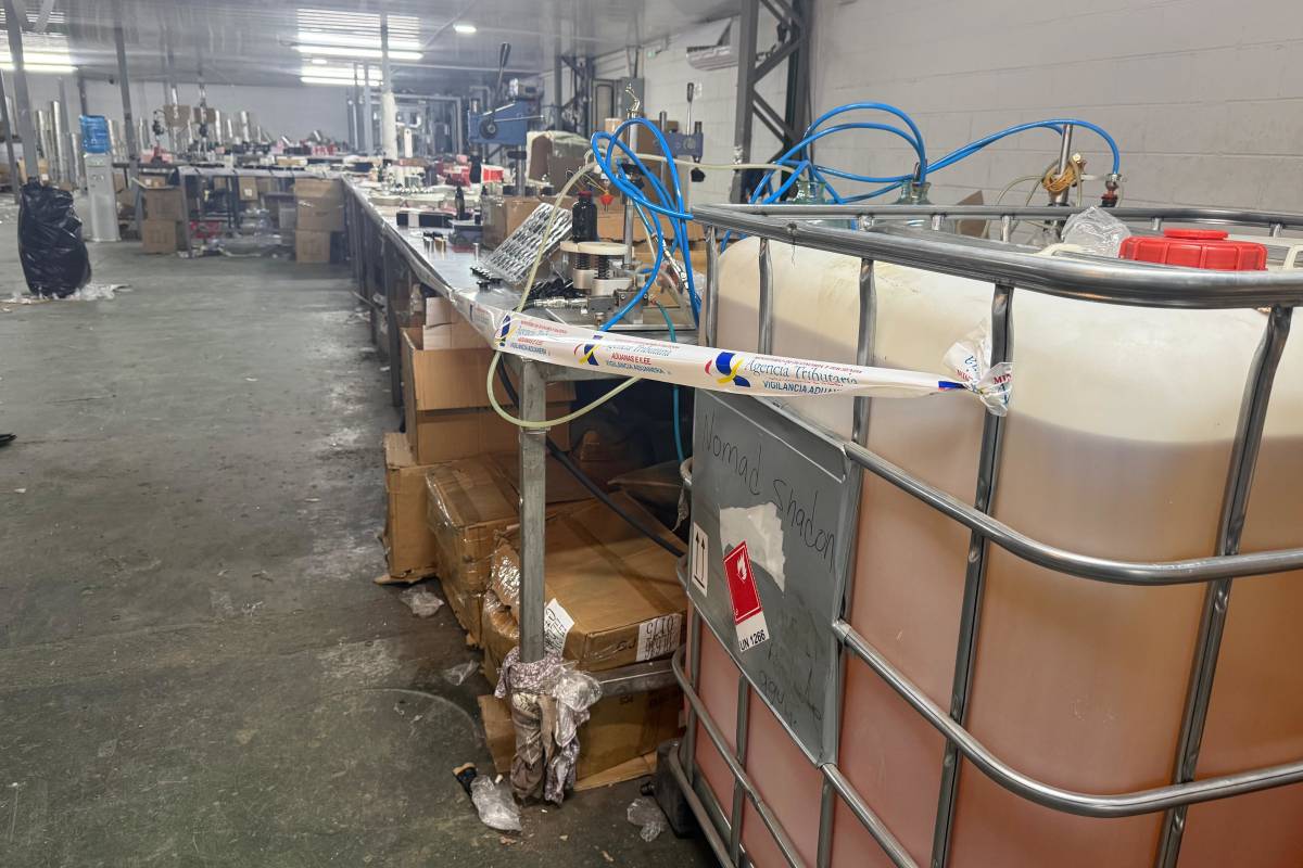 Interior de la fàbrica. - ACN