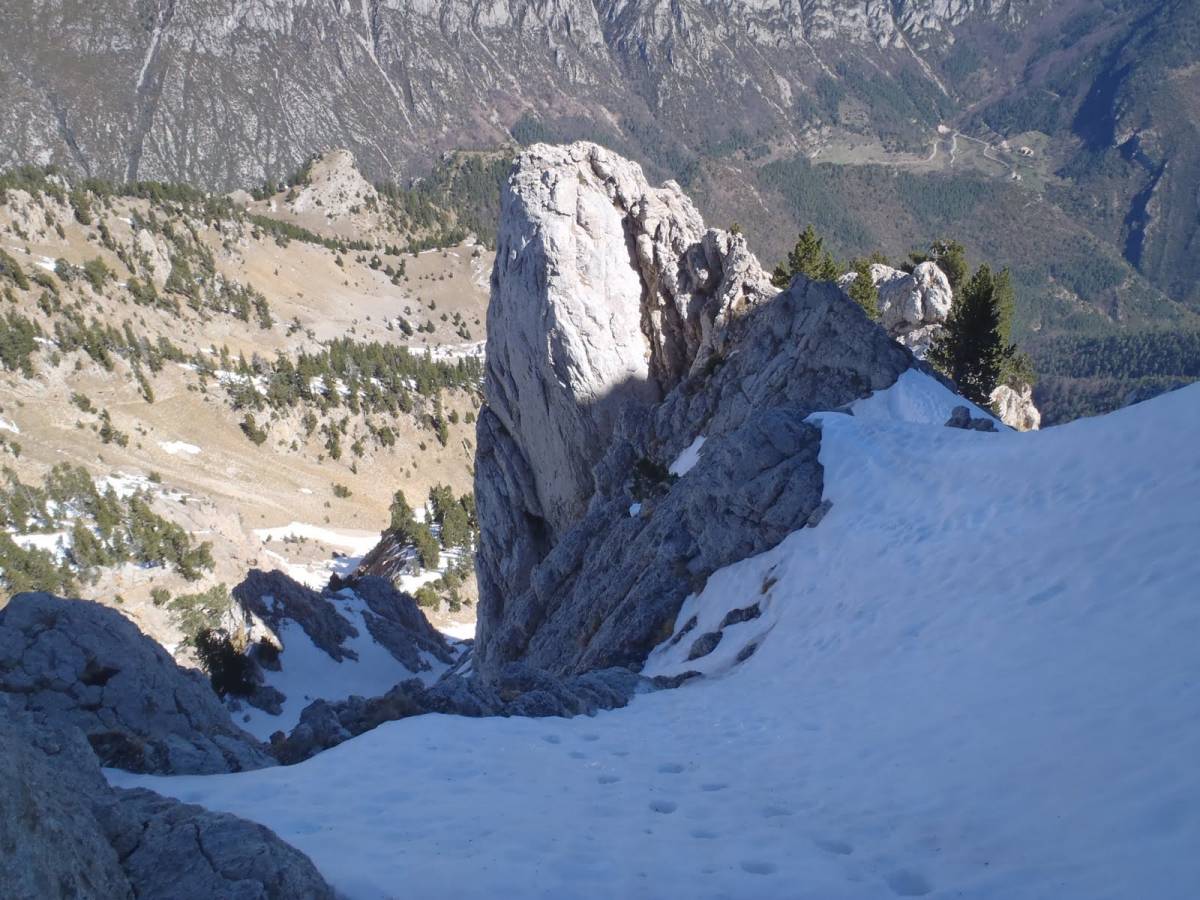 Així és la Canal Roja, la ruta d'accés al Pedraforca on ha mort un excursionista
