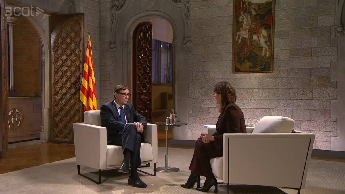 L'entrevista de Salvador Illa a TV3 aguanta el prime time per la mínima i és l'opció més triada pels catalans