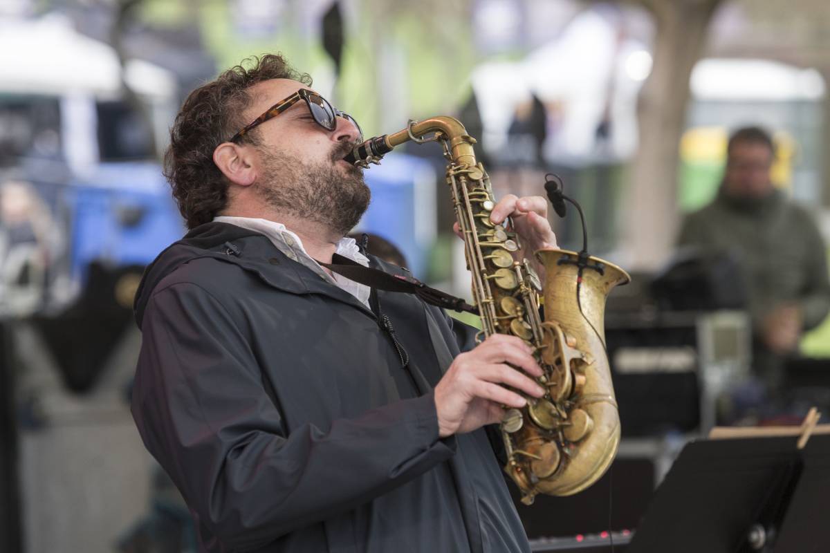 Guim Balasch, actuant al Pícnic Jazz  - Lluís Clotet